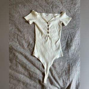 Sage White bodysuit